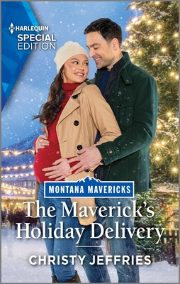The Maverick's Holiday Delivery: A Christmas Romance Novel Cover Image