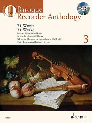 Baroque Recorder Anthology - Volume 3: 21 Works for Alto (Treble) Recorder and Piano By Hal Leonard Corp (Created by), Gudrun Heyens (Editor), Peter Bowman (Editor) Cover Image