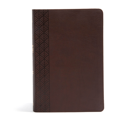 The CSB Study Bible For Women, Chocolate LeatherTouch, Indexed: Faithful and True Cover Image