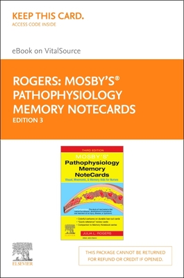 Mosby's(r) Pathophysiology Memory Notecards - Elsevier eBook on Vitalsource (Retail Access Card): Visual, Mnemonic, and Memory AIDS for Nurses Cover Image