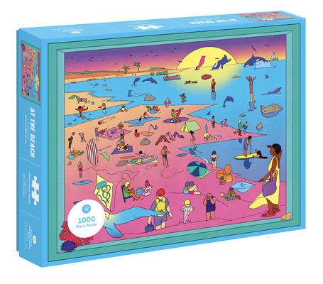 At the Beach: 1000 Piece Puzzle By María Medem (Illustrator) Cover Image