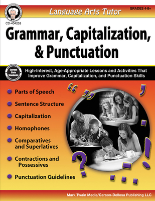 Language Arts Tutor: Grammar, Capitalization, and Punctuation, Grades 4 - 8 By Cindy Barden Cover Image
