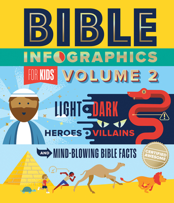 Bible Infographics for Kids Volume 2: Light and Dark, Heroes and Villains, and Mind-Blowing Bible Facts Cover Image