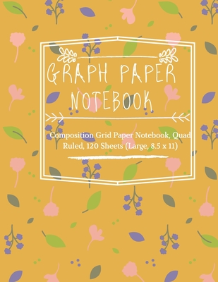 Graph Paper Notebook 4x4: Composition Grid Paper Notebook, Quad Ruled, 120 Sheets (Large, 8.5 x 11): Notebook with graph paper 4x4 Cover Image
