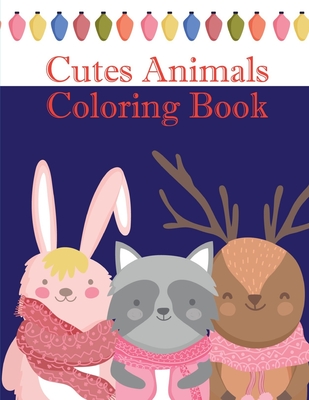 Cutes Animals Coloring Book: The Coloring Pages, design for kids, Children, Boys, Girls and Adults Cover Image