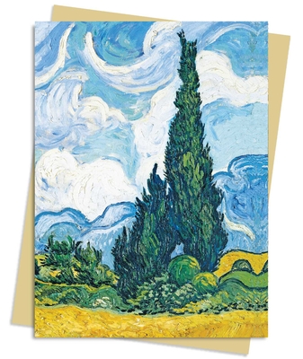 Van Gogh: Wheat Field with Cypresses Greeting Card Pack: Pack of 6 (Greeting Cards) By Flame Tree Studio (Created by) Cover Image