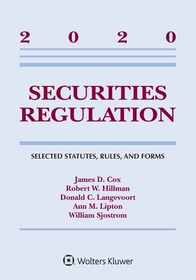 Securities Regulation: Selected Statutes, Rules, and Forms, 2020 Edition (Supplements) Cover Image