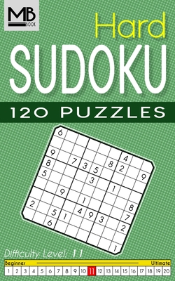 Hard Sudoku puzzles Level 11: Sudoku puzzles for Adults 120 Puzzles with Solutions Cover Image