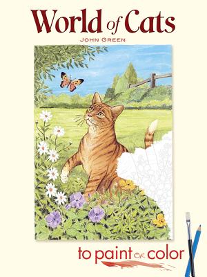 World of Cats to Paint or Color (Dover Animal Coloring Books)
