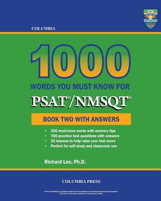 Columbia 1000 Words You Must Know for PSAT/NMSQT: Book Two with Answers Cover Image
