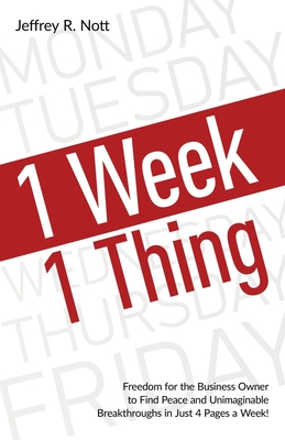 Cover for 1 Week 1 Thing