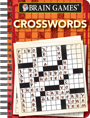 Brain Games - To Go - Crosswords (Orange) By Publications International Ltd, Brain Games Cover Image