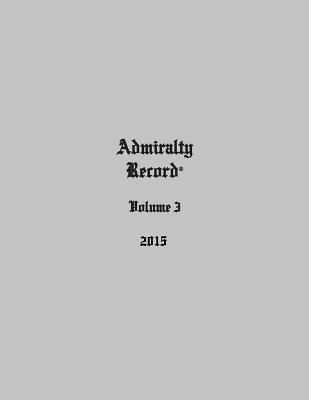 Admiralty Record(R) Volume 3 (2015) Cover Image