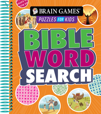 Brain Games Puzzles for Kids - Bible Word Search (Ages 5 to 10) Cover Image