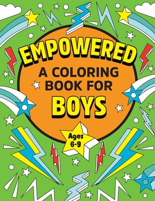 Empowered: A Coloring Book for Boys cover