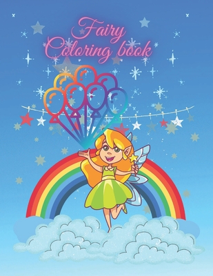 fairy coloring book: Activity coloring book for kids ages 4-8 Cover Image