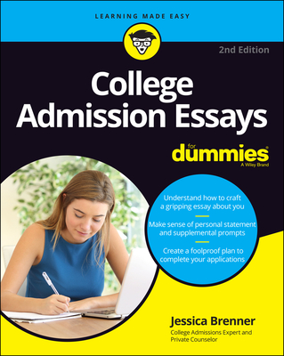 College Admission Essays for Dummies Cover Image
