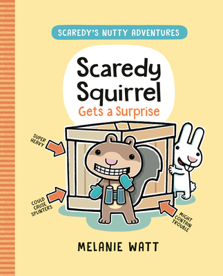 Scaredy Squirrel Gets a Surprise Cover Image