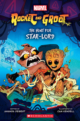 The Hunt for Star-Lord: A Graphix Chapters Book (Marvel's Rocket and Groot) By Amanda Deibert, Cameron Jacobsen Kendell (Illustrator) Cover Image