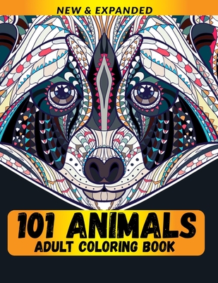 Adult Coloring Book: Stress Relieving Animal Designs
