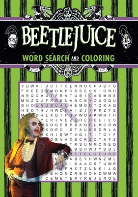 Beetlejuice Word Search and Coloring (Coloring Book & Word Search)