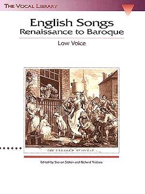English Songs: Renaissance to Baroque: The Vocal Library Low Voice Cover Image