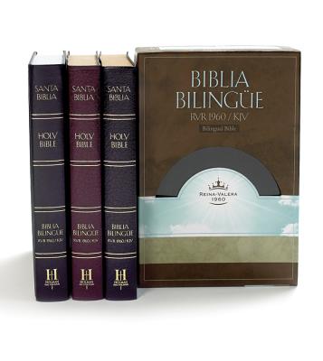 RVR 1960/KJV Biblia Bilingüe, negro, piel fabricada