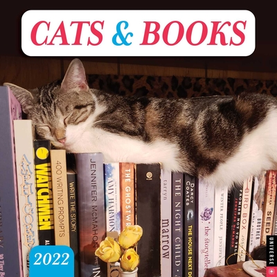 Cats & Books 2022 Wall Calendar By Universe Publishing Cover Image