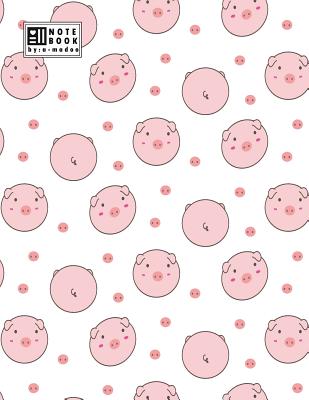 Notebook: Cute pig cover and Dot Graph Line Sketch pages, Extra large (8.5 x 11) inches, 110 pages, White paper, Sketch, Draw an By A. Madoo Cover Image