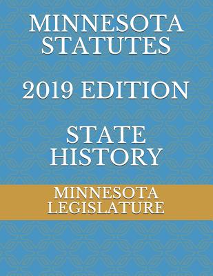 Minnesota Statutes 2019 Edition State History Cover Image