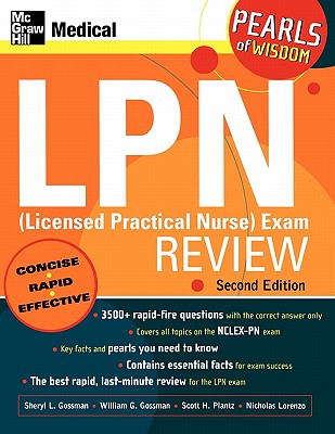 LPN (Licensed Practical Nurse) Exam Review: Pearls of Wisdom, Second Edition (McGraw-Hill's LPN Exam Review) Cover Image