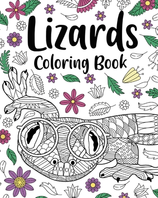Lizards Coloring Book Cover Image