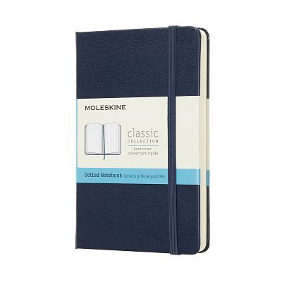 Moleskine Classic Notebook, Pocket, Dotted, Blue Sapphire, Hard Cover (3.5 x 5.5) By Moleskine Cover Image