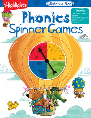 Highlights Learn-and-Play Phonics Spinner Games By Highlights Learning (Created by) Cover Image