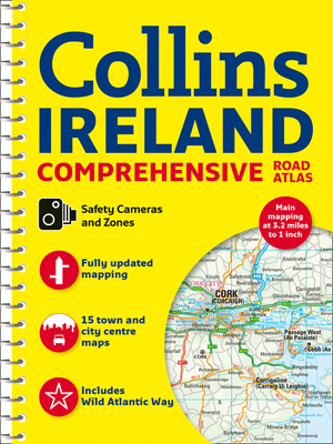 Collins Ireland Comprehensive Road Atlas By Collins UK Cover Image