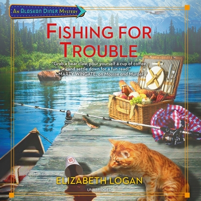 Fishing for Trouble By Elizabeth Logan, Caroline Hewitt (Read by) Cover Image