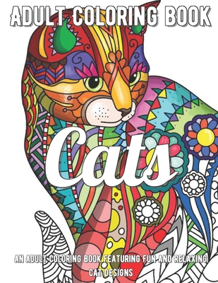 Cat coloring book for adults (Paperback)