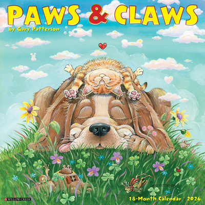 Paws & Claws by Gary Patterson 2026 Wall Calendar By Gary Patterson (Artist) Cover Image