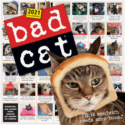 Bad Cat Wall Calendar 2021 Cover Image