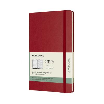 Moleskine 2018 2019 deals 18m weekly notebook pocket