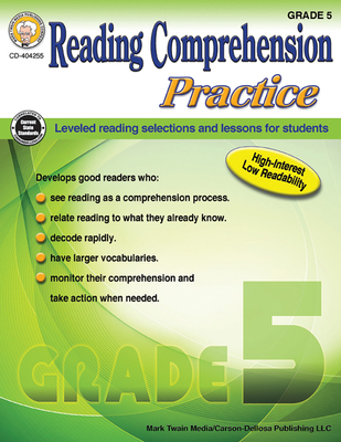 Reading Comprehension Practice, Grade 5 By Janet P. Sitter Cover Image
