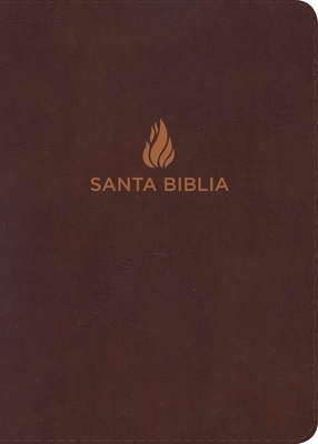 NVI Biblia Letra Súper Gigante marrón, piel fabricada con índice Cover Image