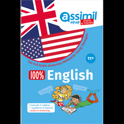 100% English +11 - Kids & Teens (Italien): (method 100% English 11+)  (Paperback)