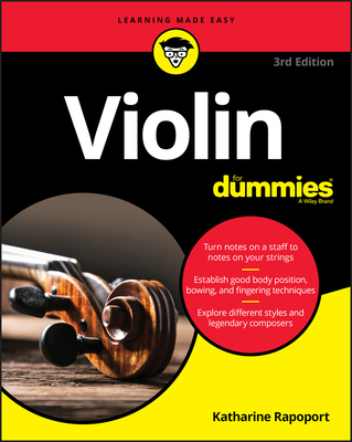 Violin for Dummies: Book + Online Video and Audio Instruction By Katharine Rapoport Cover Image