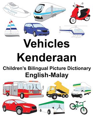 English-Malay Vehicles/Kenderaan Children's Bilingual Picture Dictionary (Freebilingualbooks.com)
