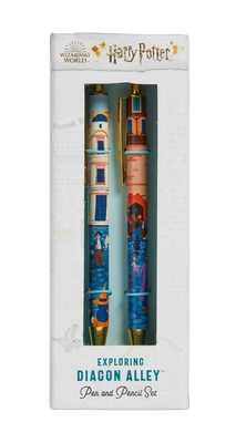 Harry Potter: Exploring Diagon Alley Pen and Pencil Set (Set of 2) Cover Image