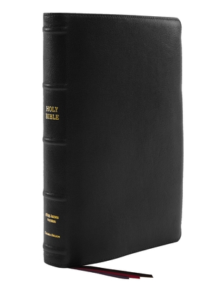 Kjv, Thinline Bible, Giant Print, Premier Goatskin Leather, Black, Premier Collection, Comfort Print: Holy Bible, King James Version Cover Image
