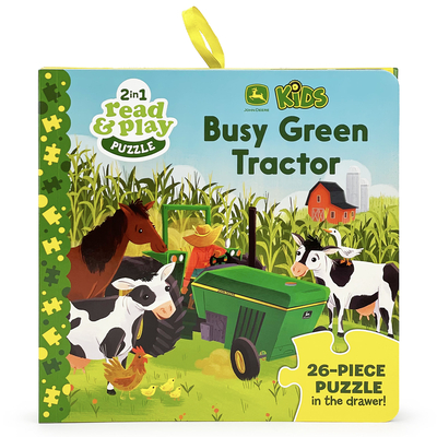 John Deere Kids Busy Green Tractor (2 in 1 Read & Play)