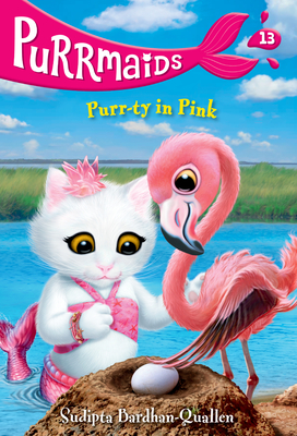 Purrmaids #13: Purr-ty in Pink By Sudipta Bardhan-Quallen, Vivien Wu (Illustrator) Cover Image