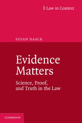 Evidence Matters (Law in Context) Cover Image